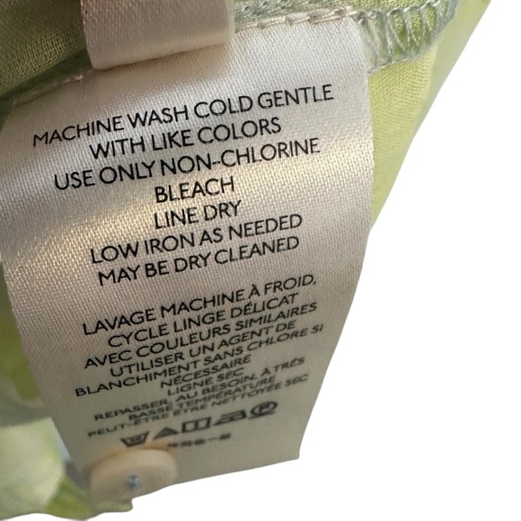 ANTHROPOLOGIE PILCRO The Cate Classic Green Tie Dye Button Down Shirt Size Large - Picture 3 of 7